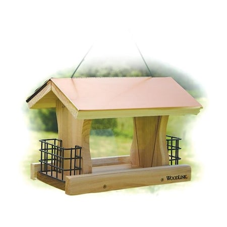 Woodlink WoodLink COP4 Coppertop Deluxe Feeder with Suet Cages 24369